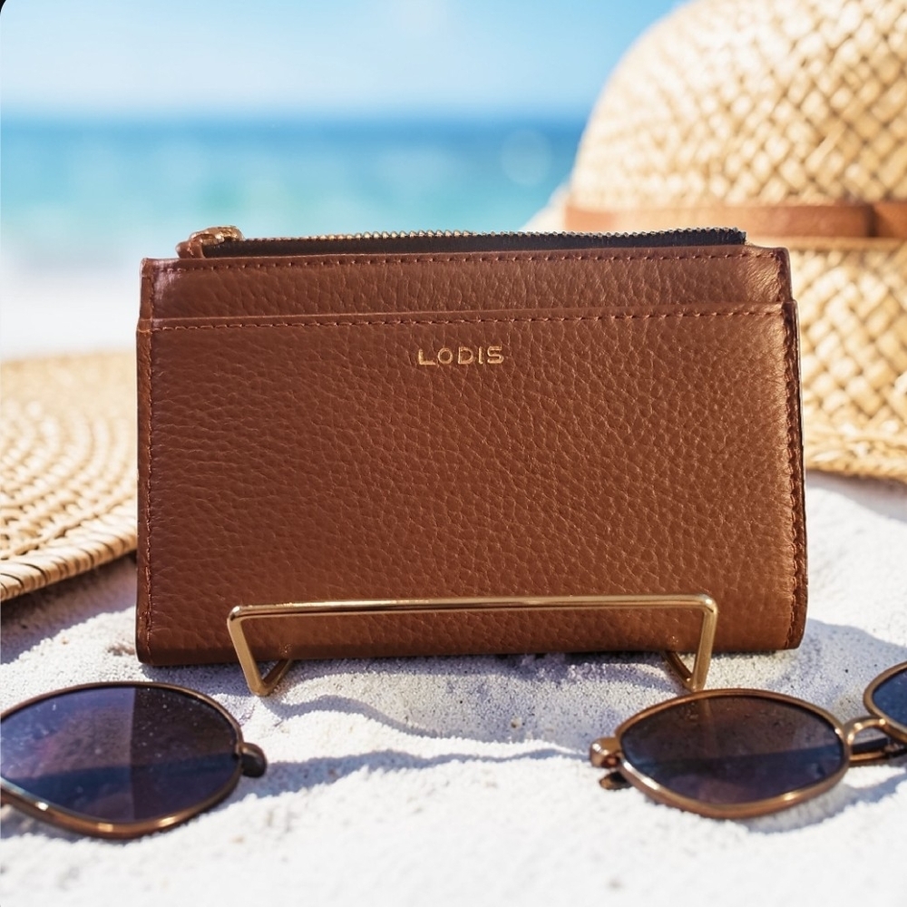 Lodis Kate Classic French Wallet – NWOT – RFID – Premium Leather – Snap Coin Poc